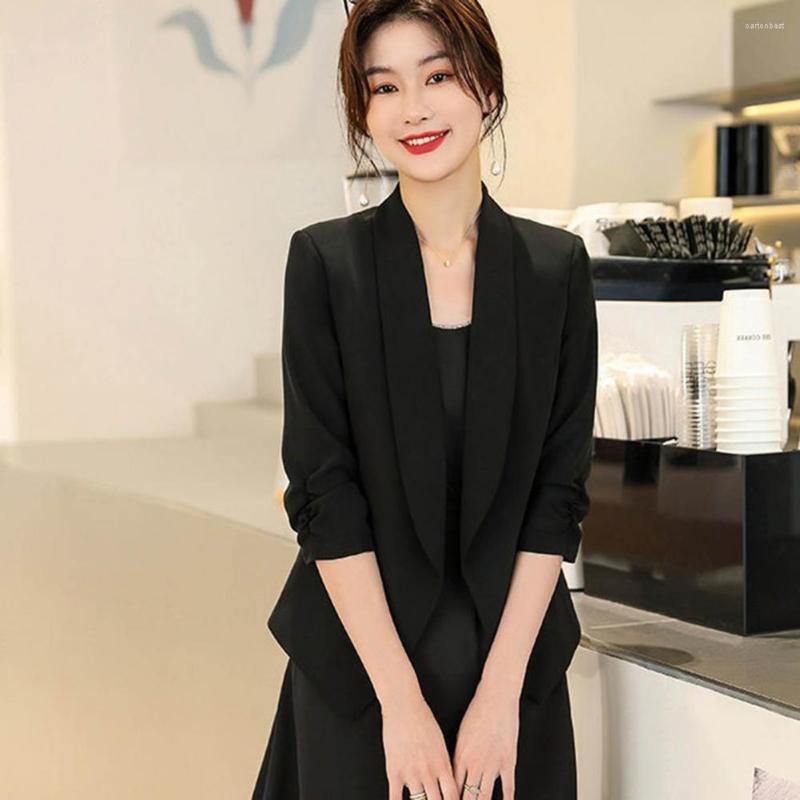 Women's Suits Lady Blazer Stylish Straight Office Tight Waist Women Coat Plus Size Spring Female Clothes, Black
Women's Suits Lady Blazer Stylish Straight Office Tight Waist Women Coat Plus Size Spring Female Clothes, Black