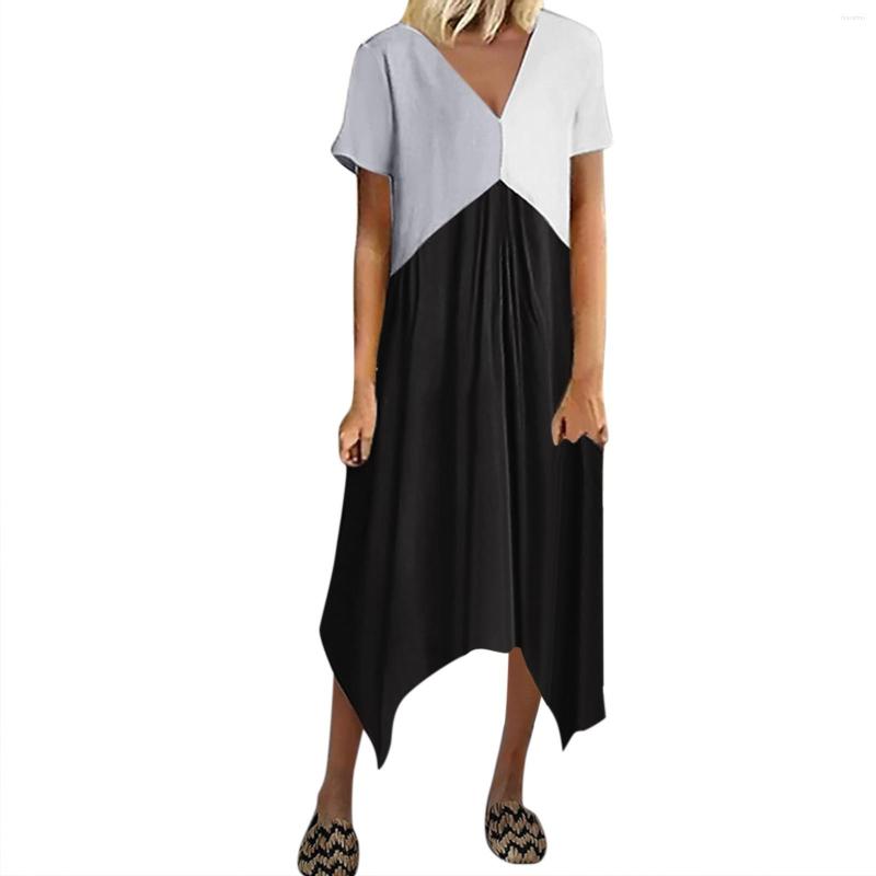 Casual Dresses Women Long Maxi For Vestidos Dress Beach Patchwork Color Loose, Purple
Casual Dresses Women Long Maxi For Vestidos Dress Beach Patchwork Color Loose, Purple