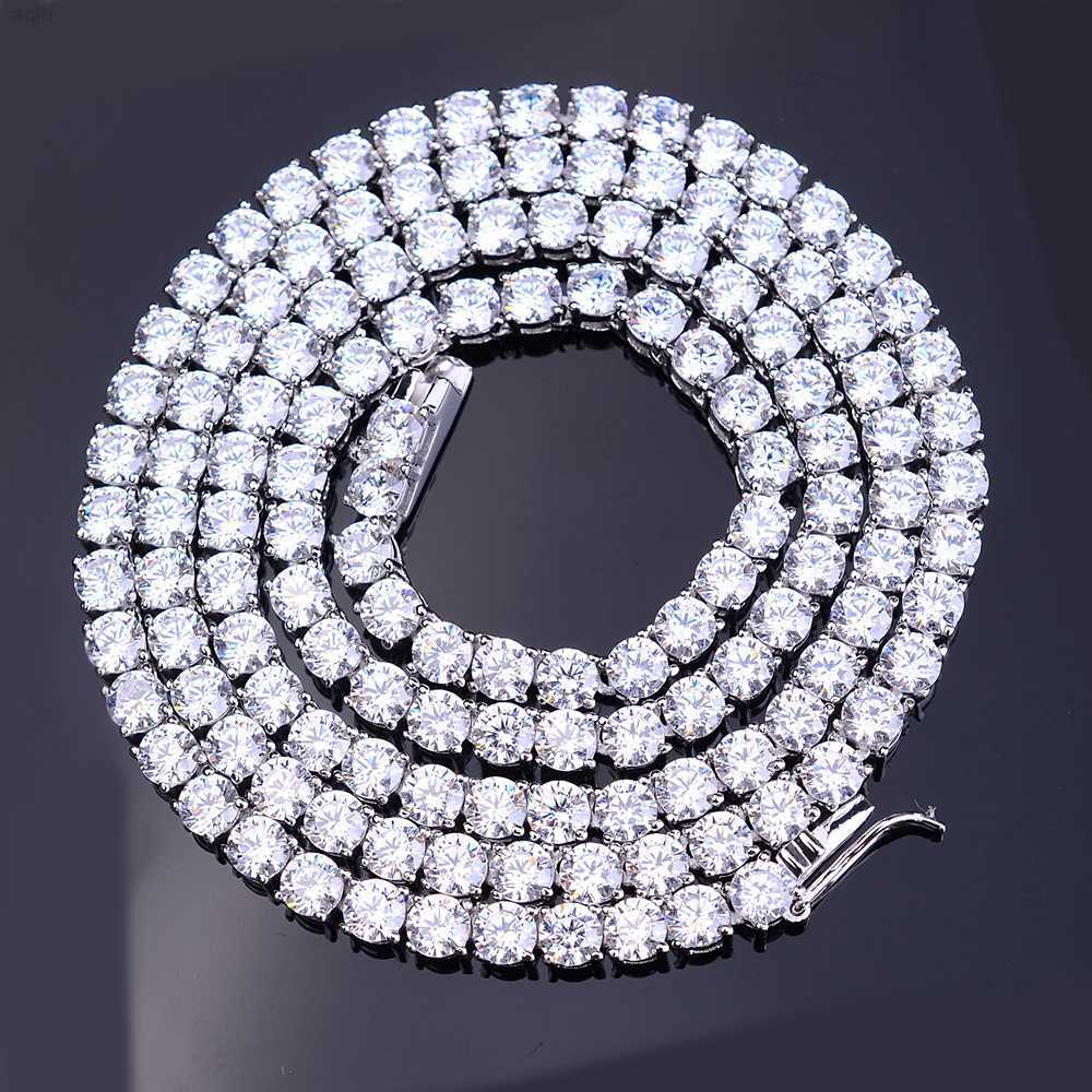 Hiphop 18k Gold Iced Out Diamond Chain Necklace Cz Moissanite Tennis Chain Necklace for Men and Women
Hiphop 18k Gold Iced Out Diamond Chain Necklace Cz Moissanite Tennis Chain Necklace for Men and Women