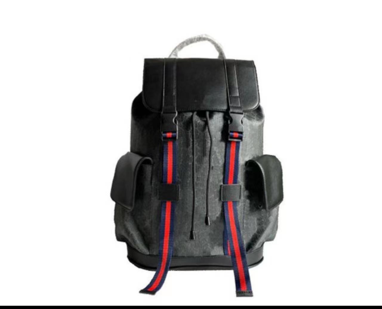 New designer men's and women's backpack leather feel high-end backpack large capacity solid color versatile, Black
New designer men's and women's backpack leather feel high-end backpack large capacity solid color versatile, Black
