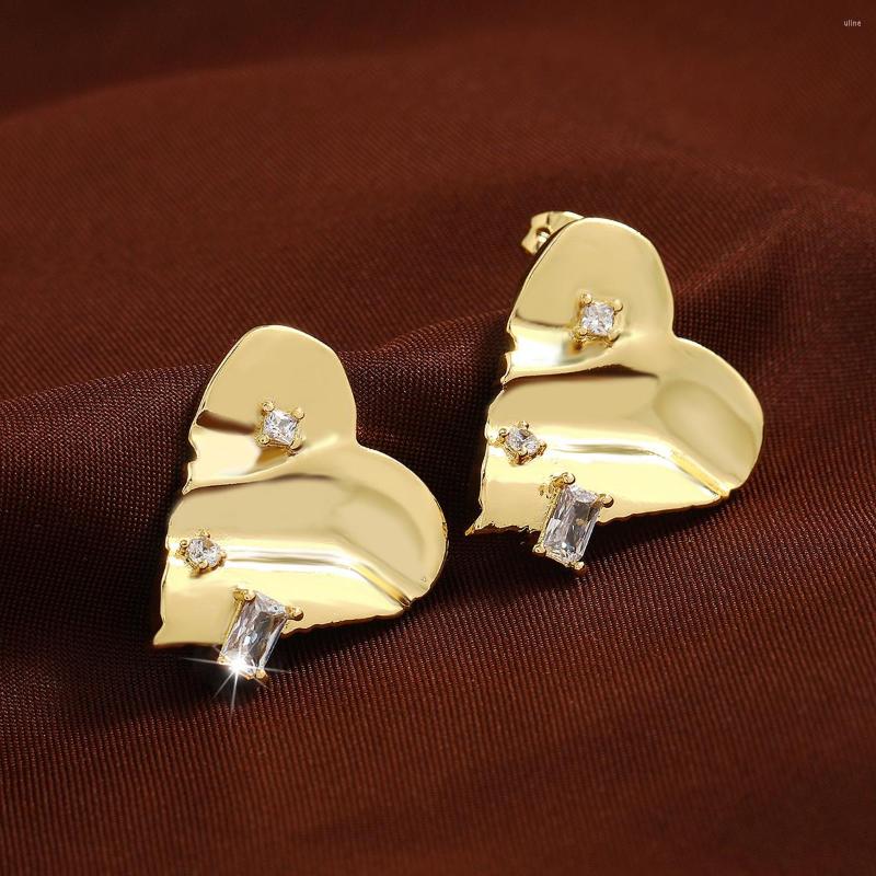 Stud Earrings Punk Metal Heart For Women Zircon Earring Fashion Party Romantic Jewelry Hip Hop Accessories Birthday Gifts
Stud Earrings Punk Metal Heart For Women Zircon Earring Fashion Party Romantic Jewelry Hip Hop Accessories Birthday Gifts