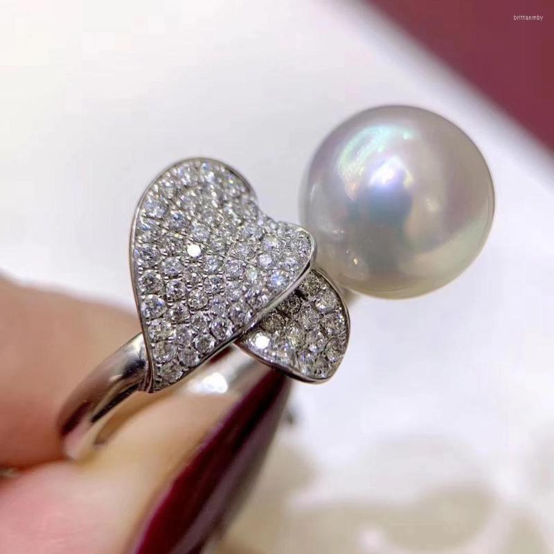 Cluster Rings M1117 Solid S925 Sterling Silver Round 10-11mm Nature Fresh Water White Pearls For Women Fine Presents
Cluster Rings M1117 Solid S925 Sterling Silver Round 10-11mm Nature Fresh Water White Pearls For Women Fine Presents