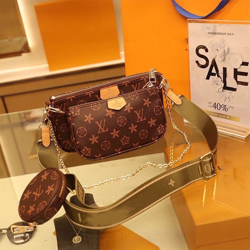 3pcs set messenger shoulder bags women pu leather brand letter louise viuton evening bag purse luxurys designer handbags woman vutton wallet totes have box, Red
3pcs set messenger shoulder bags women pu leather brand letter louise viuton evening bag purse luxurys designer handbags woman vutton wallet totes have box, Red