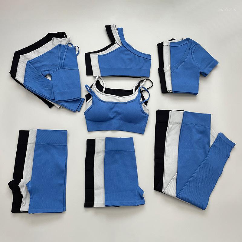 Active Sets 2/3/6/7PC Women Seamless Yoga Set Fitness Suits Crop Top High Running Waist Workout Bra Cropped Gym Suit Clothes Outfit, Black bra s set
Active Sets 2/3/6/7PC Women Seamless Yoga Set Fitness Suits Crop Top High Running Waist Workout Bra Cropped Gym Suit Clothes Outfit, Black bra s set