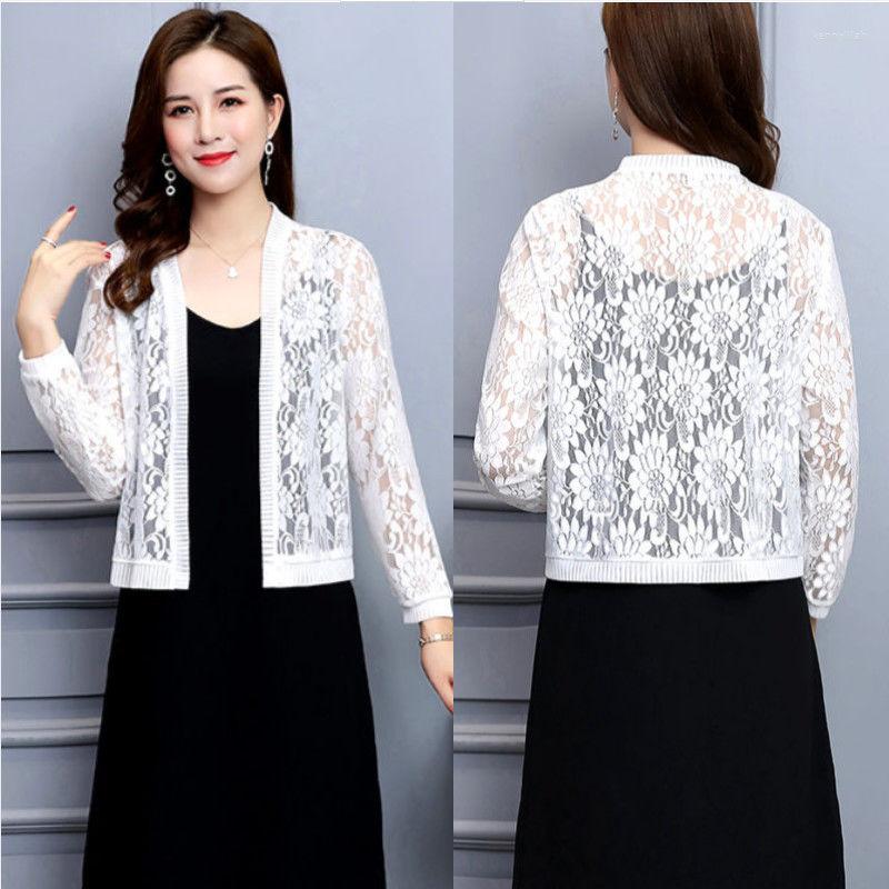 Women's Jackets Women Summer Long Sleeve Jacket Female Thin Perspective Shawl Shrug Top Ladies V-neck Mesh Embroidery Lace Print Cardigans, Black
Women's Jackets Women Summer Long Sleeve Jacket Female Thin Perspective Shawl Shrug Top Ladies V-neck Mesh Embroidery Lace Print Cardigans, Black