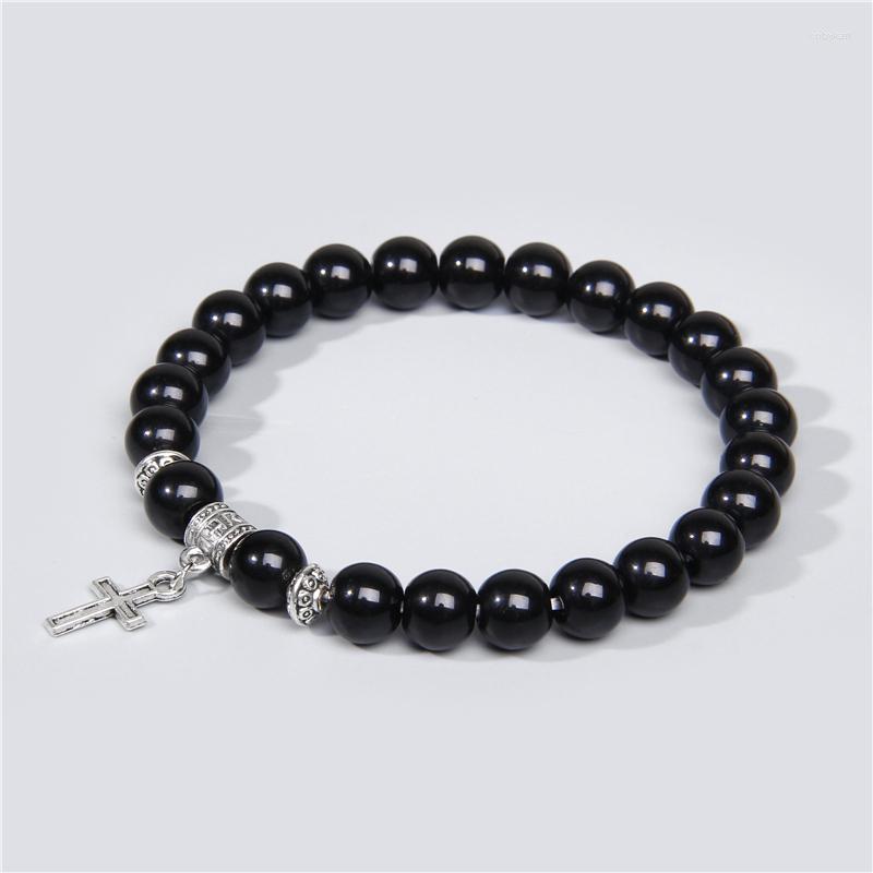 Strand Men Beads Bracelet Natural Stone Pendant Black Glass Hematite Bracelets Handmade Charm Energy Jewlery Women Bangle
Strand Men Beads Bracelet Natural Stone Pendant Black Glass Hematite Bracelets Handmade Charm Energy Jewlery Women Bangle