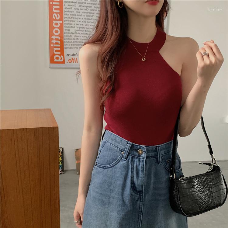 Women's Tanks Special Design Irregularity Off Shoulder Sweater Tops Sexy Slim Halterneck Knitwear, Black
Women's Tanks Special Design Irregularity Off Shoulder Sweater Tops Sexy Slim Halterneck Knitwear, Black