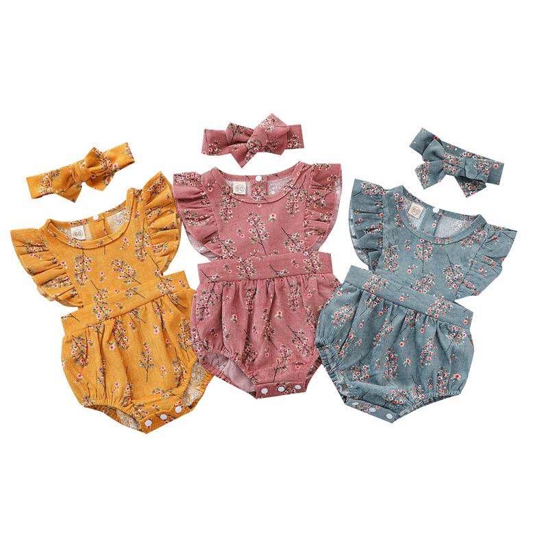 Jumpsuits 2023 Summer Fashion Born Baby Girls Clothes Floral Rompers Headband Ruffles Short Sleeve 2pcs, Blue
Jumpsuits 2023 Summer Fashion Born Baby Girls Clothes Floral Rompers Headband Ruffles Short Sleeve 2pcs, Blue