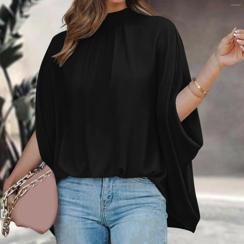 Women's Blouses Womens Stand Neck Loose Sleeve Short Summer Top High And Low Hem Casual Large Shirt Pack Women Shirts, Beige
Women's Blouses Womens Stand Neck Loose Sleeve Short Summer Top High And Low Hem Casual Large Shirt Pack Women Shirts, Beige