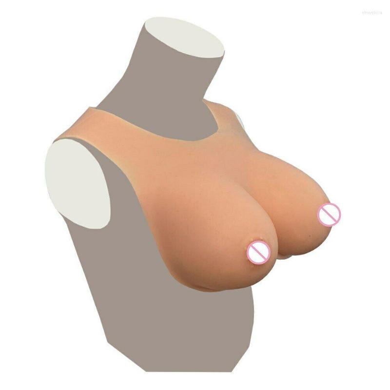 

Women's Shapers Silicone Breast Form Artificial Fake Bra Realistic Soft Boobs Crossdresser Transgender Queen Transvestite Mastectomy, Auburn