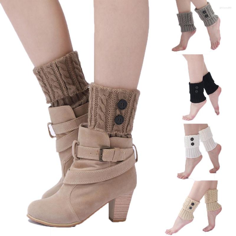 Women Socks 1 Pair Knitting 8 Twist Button Short Solid Crochet Winter Guard Boot Cuffs Sleeve Slouch, Black
Women Socks 1 Pair Knitting 8 Twist Button Short Solid Crochet Winter Guard Boot Cuffs Sleeve Slouch, Black