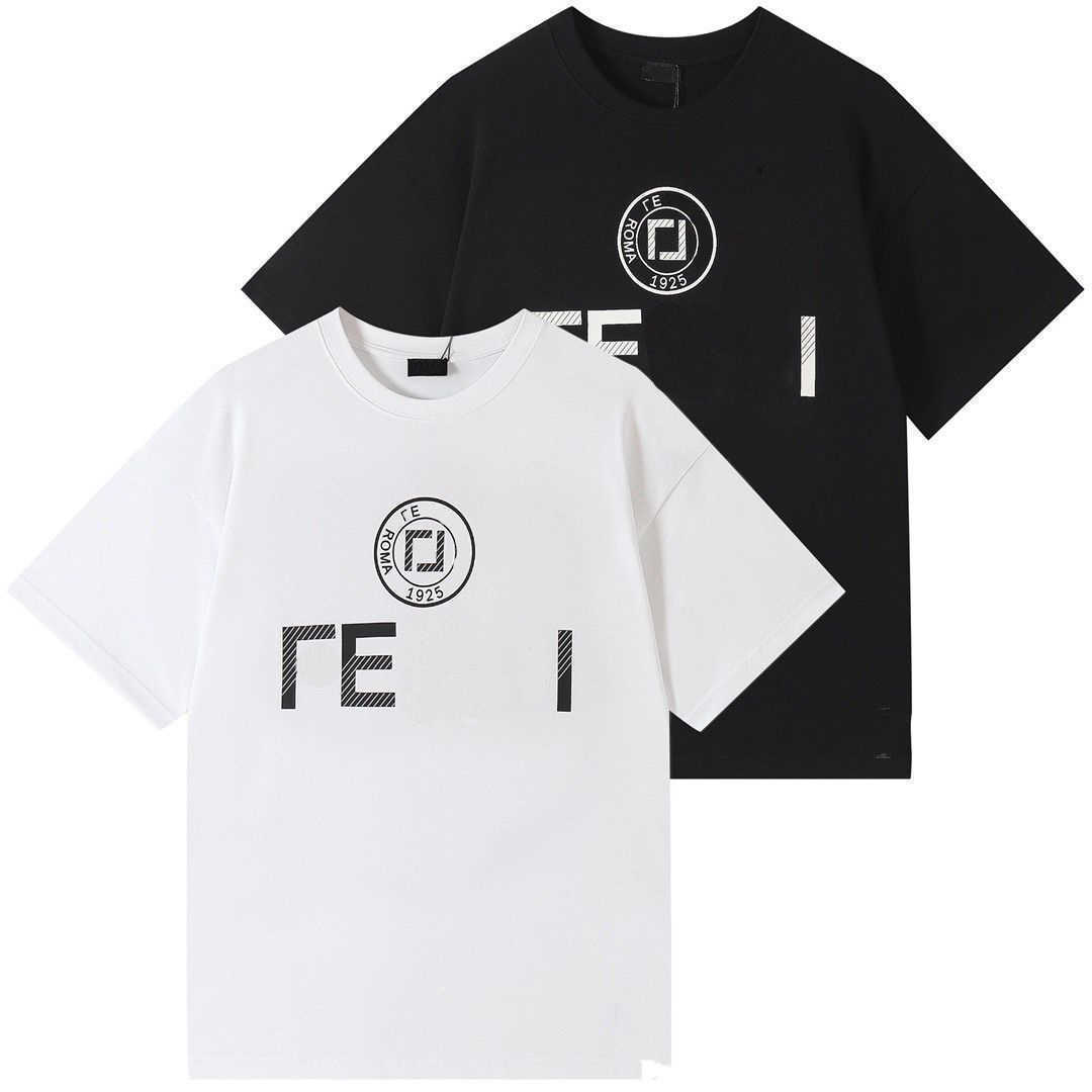 Designer Luxury Fends Classics Letter Printing Round Neck Cotton Short Sleeve Simple Casual Breathable Versatile Loose T-shirt Men's Wear
Designer Luxury Fends Classics Letter Printing Round Neck Cotton Short Sleeve Simple Casual Breathable Versatile Loose T-shirt Men's Wear