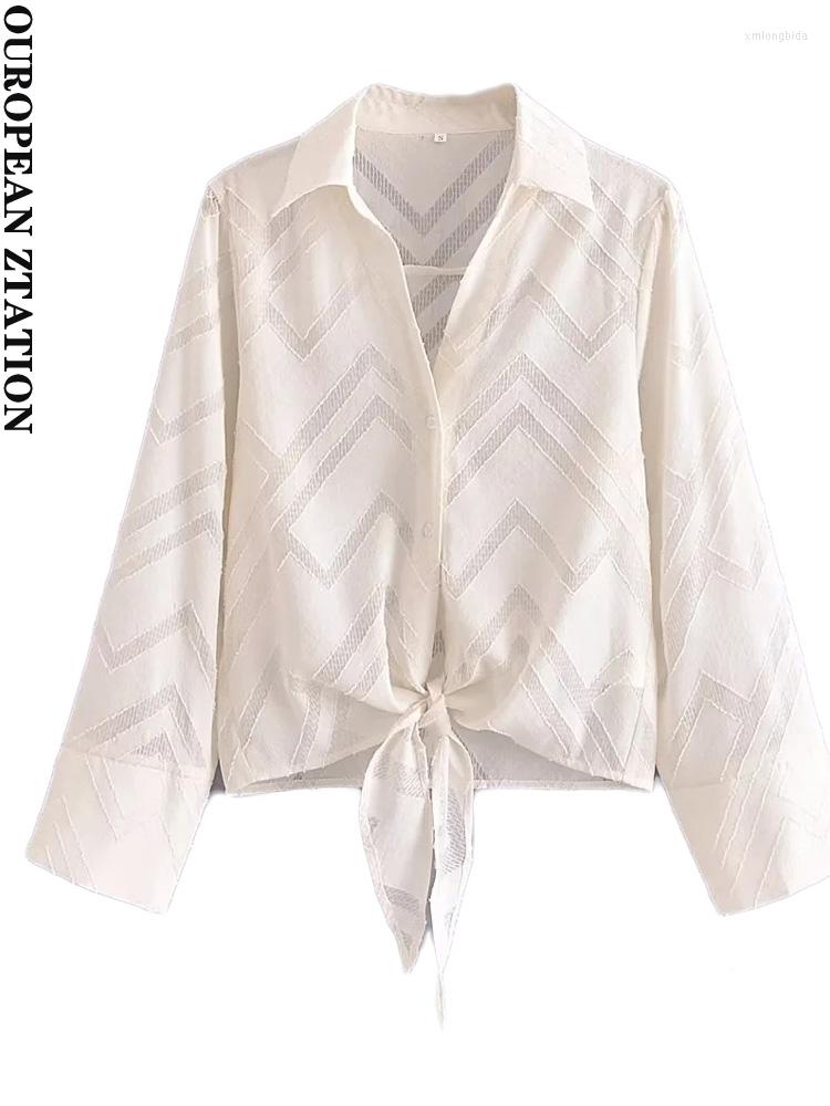 Women's Blouses PAILETE Women 2023 Fashion Front Knot Shirts Vintage Long Sleeve Button-up Female Blusas Chic Tops, Picture color
Women's Blouses PAILETE Women 2023 Fashion Front Knot Shirts Vintage Long Sleeve Button-up Female Blusas Chic Tops, Picture color