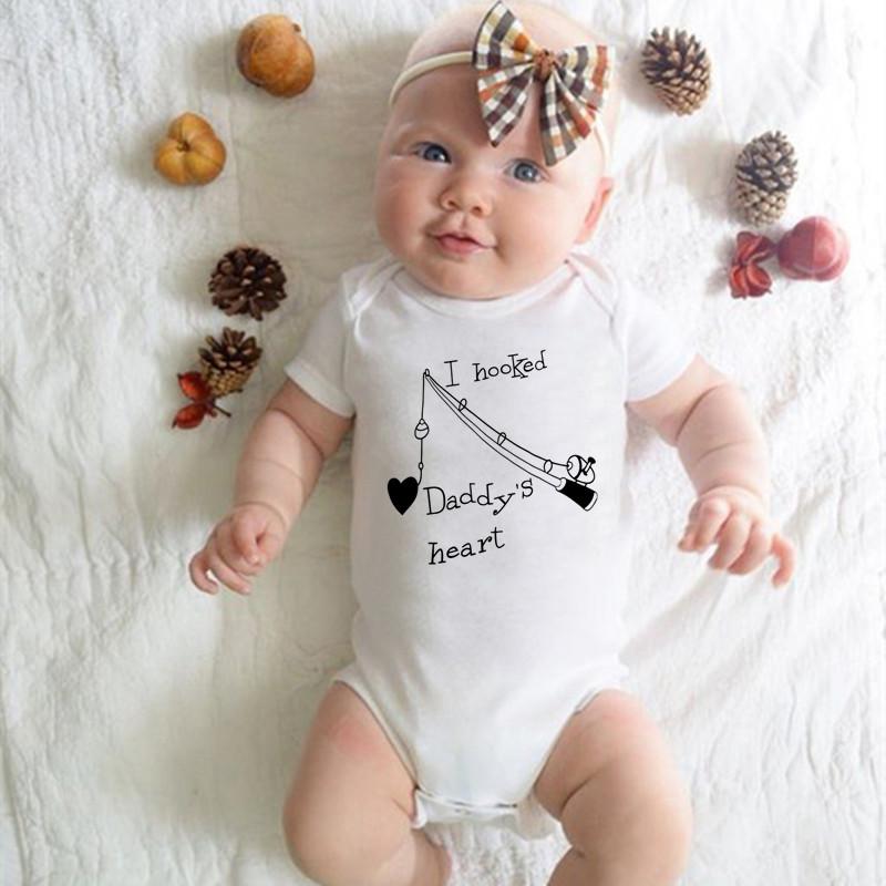 Rompers Infant Baby Boy Clothes Girl Grows Playsuit Romper I Hooked Daddy's Heart Born Jumpsuit OutfitRompers, Blank
Rompers Infant Baby Boy Clothes Girl Grows Playsuit Romper I Hooked Daddy's Heart Born Jumpsuit OutfitRompers, Blank