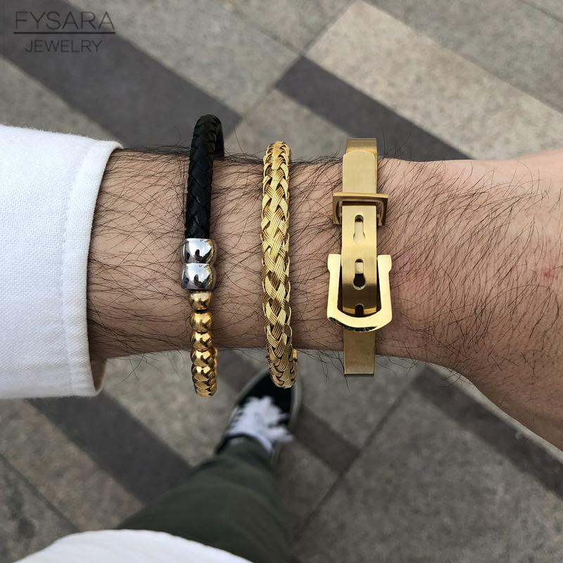 Bangle Fashion Brand Jewelry Gold Beads And Leather Bangles For Women Set Stainless Steel Belt Wholesale
Bangle Fashion Brand Jewelry Gold Beads And Leather Bangles For Women Set Stainless Steel Belt Wholesale