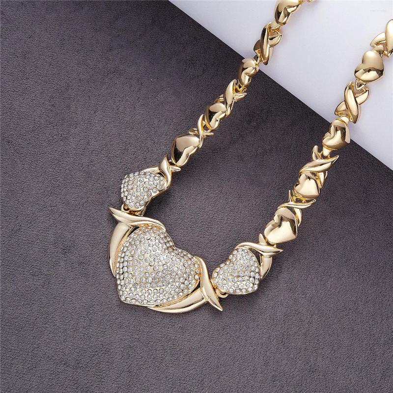 Necklace Earrings Set High Quality Inlaid Rhinestone Jewelry Women's Wedding Romantic Heart Accessories Gift, Picture shown
Necklace Earrings Set High Quality Inlaid Rhinestone Jewelry Women's Wedding Romantic Heart Accessories Gift, Picture shown