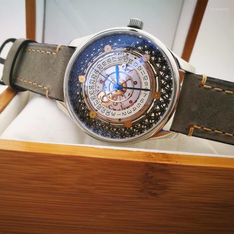 Wristwatches 2023 Retro Creative Automatic Mechanical Men's Watch Seagull Movement Stainless Steel Men Watches Business Leather Male
Wristwatches 2023 Retro Creative Automatic Mechanical Men's Watch Seagull Movement Stainless Steel Men Watches Business Leather Male