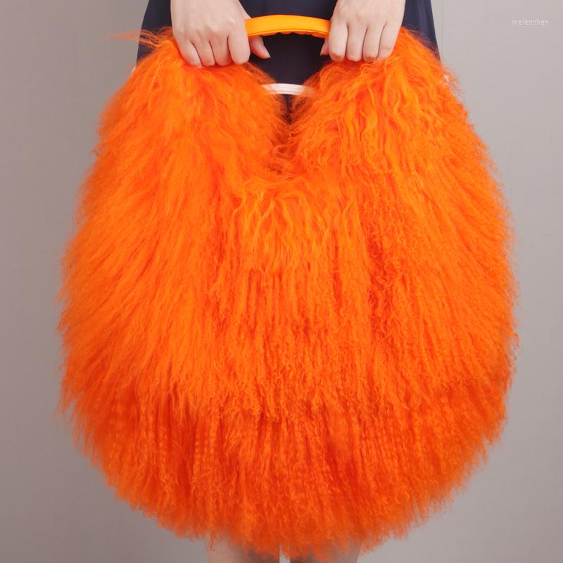 Duffel Bags Ethel Anderson Real Mongolia Fur Handbags Women's Lamb Plush Shoulder Soft Hobo Handbag Women Large Capacity Purse, Yellow
Duffel Bags Ethel Anderson Real Mongolia Fur Handbags Women's Lamb Plush Shoulder Soft Hobo Handbag Women Large Capacity Purse, Yellow