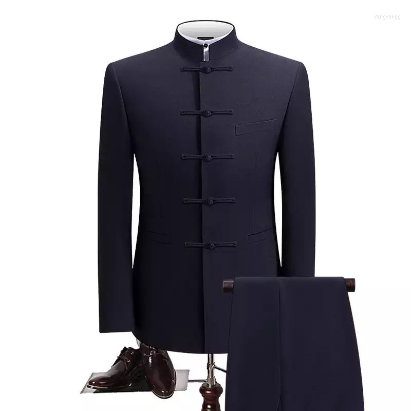 Men's Suits Tailor Made Chinese Style Stand Collar Suit Men's Two-piece Tang Wedding Man Dress Mao Set, Beige
Men's Suits Tailor Made Chinese Style Stand Collar Suit Men's Two-piece Tang Wedding Man Dress Mao Set, Beige