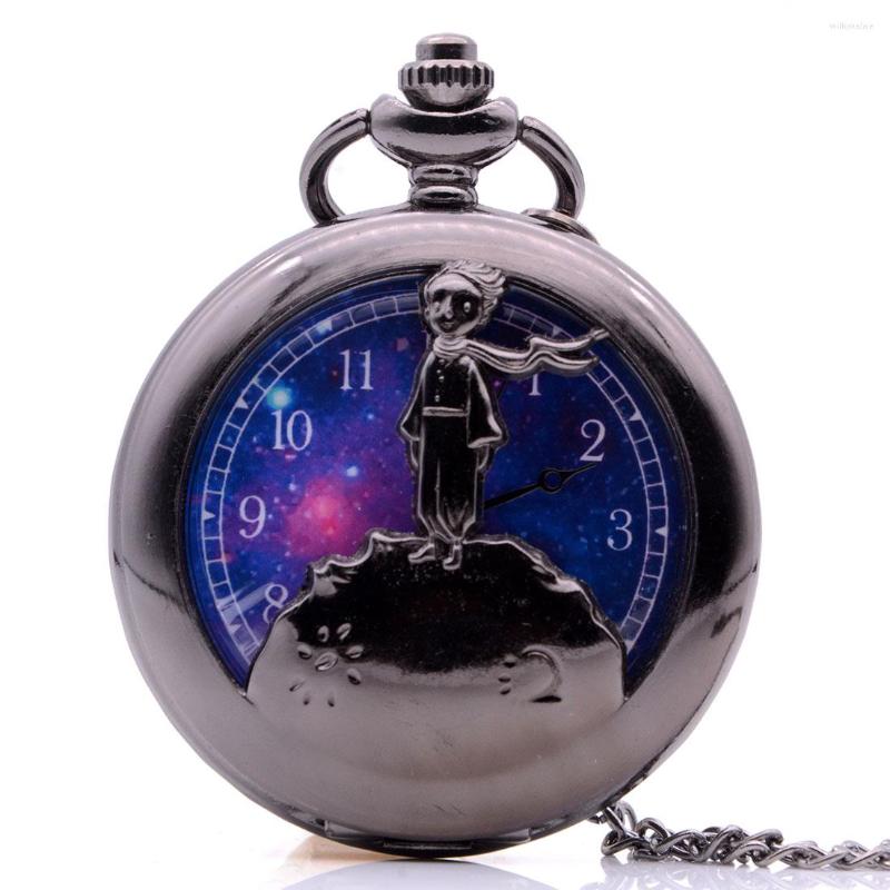 Pocket Watches Vintage Antique Roman Numerals The Little Prince Quartz Watch Pendant Necklace Mens Womens Kids Black Regarder Gift, Picture shown
Pocket Watches Vintage Antique Roman Numerals The Little Prince Quartz Watch Pendant Necklace Mens Womens Kids Black Regarder Gift, Picture shown
