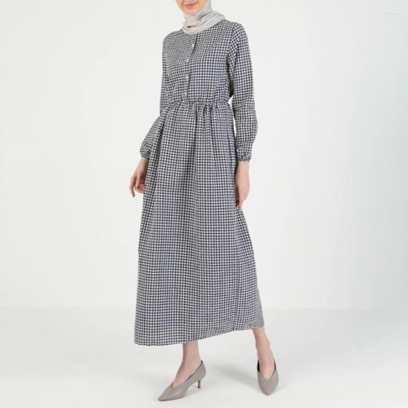 Ethnic Clothing African Plaid Print Fashion 2023 Muslim Dresses For Women O-collar Button Maxi Vestidos Slim Waist Spring Robe Boubou Daily
Ethnic Clothing African Plaid Print Fashion 2023 Muslim Dresses For Women O-collar Button Maxi Vestidos Slim Waist Spring Robe Boubou Daily
