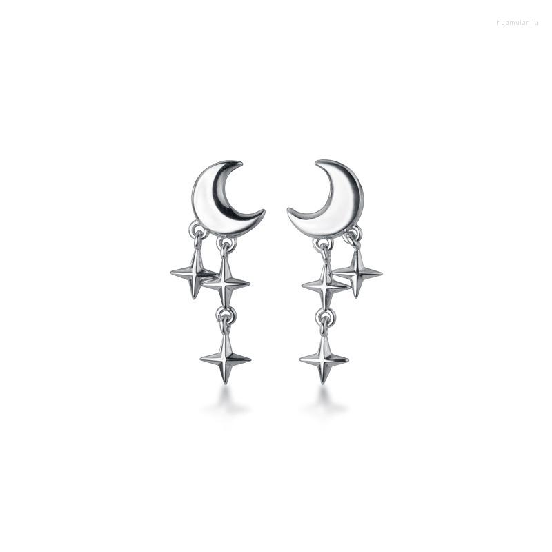 Dangle Earrings Pure 925 Sterling Silver Tassel Chain Star Moon Drop For Women Girls Party Wedding Fine Jewelry Gift B095
Dangle Earrings Pure 925 Sterling Silver Tassel Chain Star Moon Drop For Women Girls Party Wedding Fine Jewelry Gift B095
