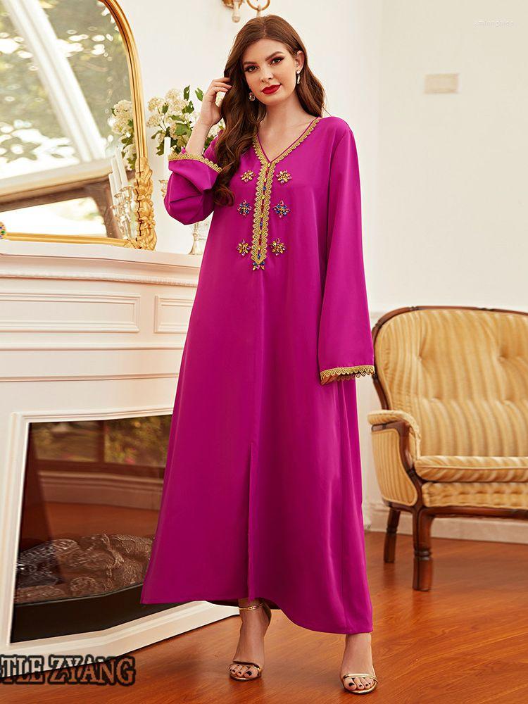 Ethnic Clothing Caftan Marocain Abaya Dubai Turkey Islam Muslim Arabic Long Dress Abayas Kaftans Dresses For Women Djellaba Robe Longue
Ethnic Clothing Caftan Marocain Abaya Dubai Turkey Islam Muslim Arabic Long Dress Abayas Kaftans Dresses For Women Djellaba Robe Longue