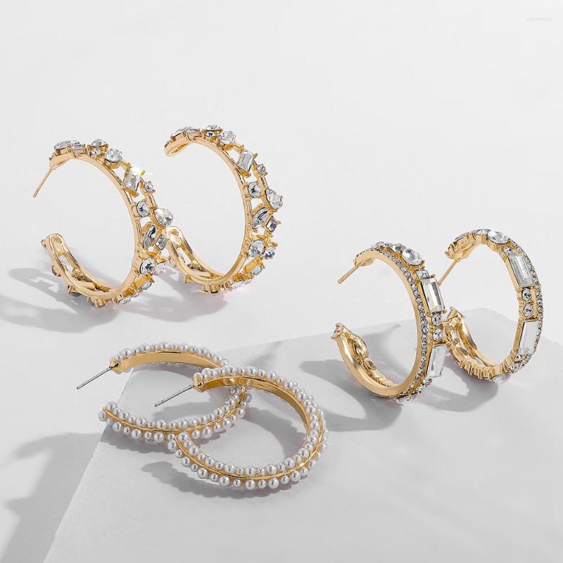 Hoop Earrings Simulated Pearls Big Round Circle For Women Luxury Crystal Rhinestone Charm Fashion Jewelry Gifts
Hoop Earrings Simulated Pearls Big Round Circle For Women Luxury Crystal Rhinestone Charm Fashion Jewelry Gifts