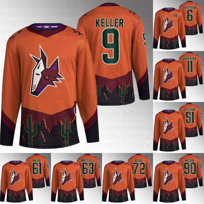 Dylan Guenther 2022 Reverse Retro Hockey Jersey Coyotes Nick Schmaltz Clayton Keller Nick Ritchie Andrew Ladd Patrik Nemeth Dysin Mayo Karel Vejmelka Nick Ritchie, 90 janis moser
Dylan Guenther 2022 Reverse Retro Hockey Jersey Coyotes Nick Schmaltz Clayton Keller Nick Ritchie Andrew Ladd Patrik Nemeth Dysin Mayo Karel Vejmelka Nick Ritchie, 90 janis moser