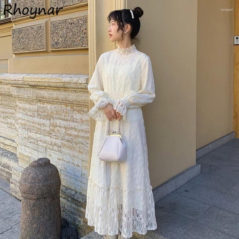 Casual Dresses Flare Sleeve Dress Women Lace Patchwork Autumn Fashion Aesthetic Thick All-match Leisure Tender Simple Cozy Female French, White
Casual Dresses Flare Sleeve Dress Women Lace Patchwork Autumn Fashion Aesthetic Thick All-match Leisure Tender Simple Cozy Female French, White