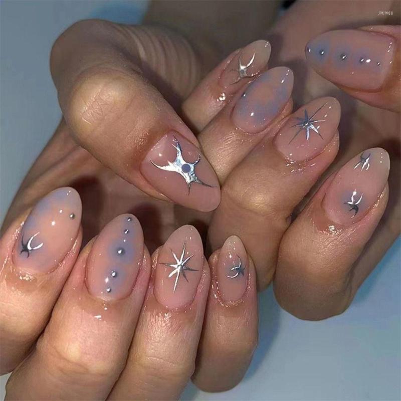 False Nails 24pcs Short Almond Fake French Silver Full Cover DIY Winter Press On, As show
False Nails 24pcs Short Almond Fake French Silver Full Cover DIY Winter Press On, As show