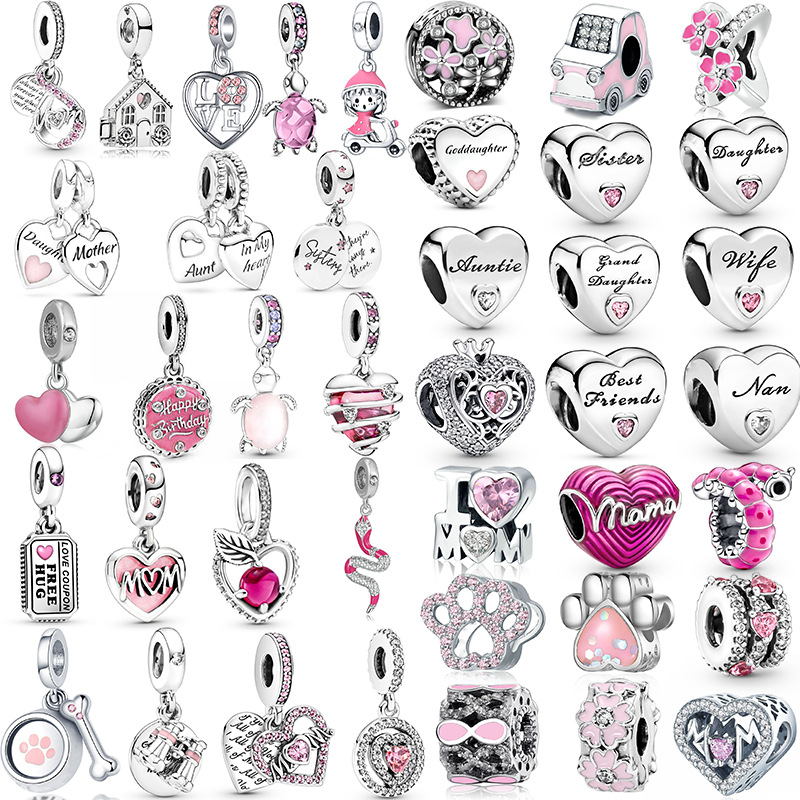 New Charms Mother Friend Double Heart Split Dangle Pendants Fit Original Bracelet DIY Women Jewelry
New Charms Mother Friend Double Heart Split Dangle Pendants Fit Original Bracelet DIY Women Jewelry