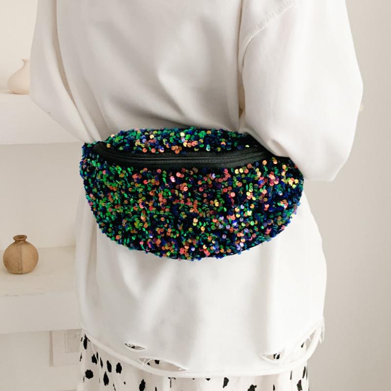 Waist Bags Women Bag Bling Laser Sequins Fanny Pack Lady Adjustable Strap Bum Belt Shoulder Pouch Purse #40, Black
Waist Bags Women Bag Bling Laser Sequins Fanny Pack Lady Adjustable Strap Bum Belt Shoulder Pouch Purse #40, Black