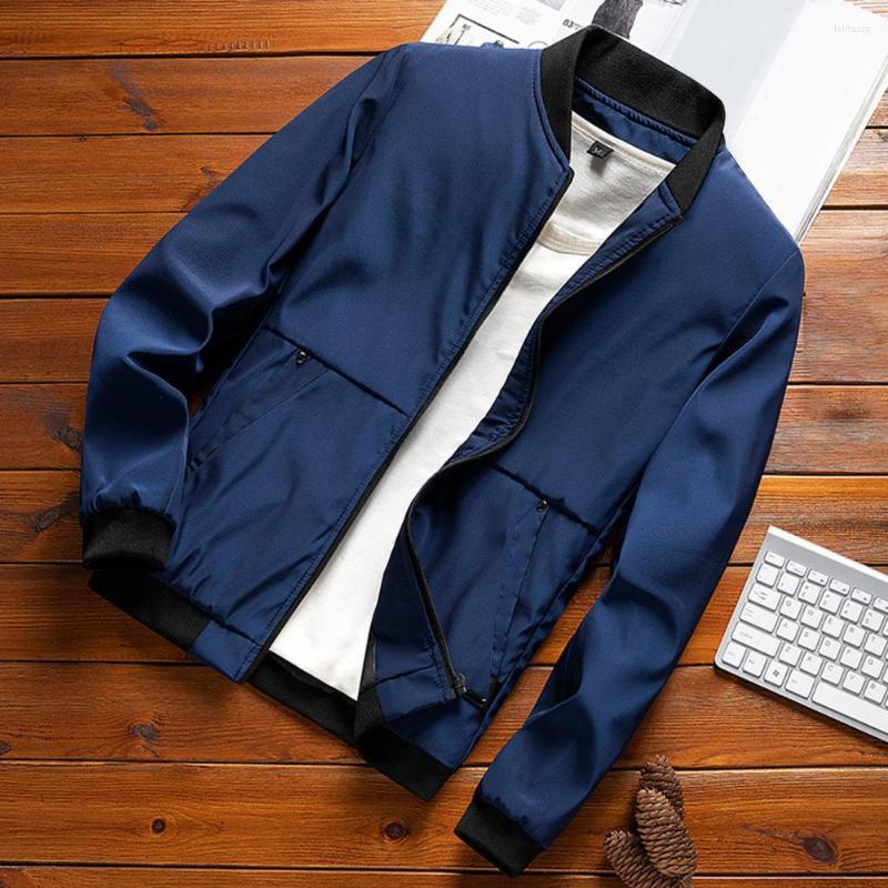 Men's Jackets Spring Autumn Men Jacket Korean Style Ribbing Bottom Coat Solid Color Stand Collar Long Sleeves Soft Outerwear, Black
Men's Jackets Spring Autumn Men Jacket Korean Style Ribbing Bottom Coat Solid Color Stand Collar Long Sleeves Soft Outerwear, Black
