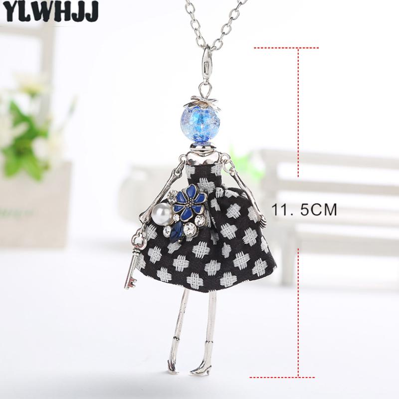 Pendant Necklaces YLWHJJ Brand Colorful Doll Lovely Statement Necklace For Women Alloy Accessories Flowers Handmade Fashion Jewelry
Pendant Necklaces YLWHJJ Brand Colorful Doll Lovely Statement Necklace For Women Alloy Accessories Flowers Handmade Fashion Jewelry