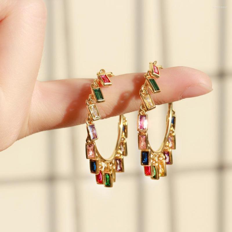 Hoop Earrings Chic Gold Color Rainbow CZ Big Circle Round Dangle Tassel Drop Charms Zirconia For Women 2023 Fashion Boho Jewelry
Hoop Earrings Chic Gold Color Rainbow CZ Big Circle Round Dangle Tassel Drop Charms Zirconia For Women 2023 Fashion Boho Jewelry