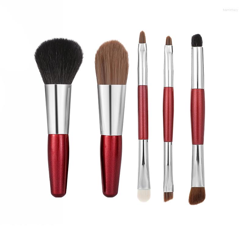 Makeup Brushes 5PCS Professional Brush Set Natrural Hair Private Label Travel With Bag
Makeup Brushes 5PCS Professional Brush Set Natrural Hair Private Label Travel With Bag