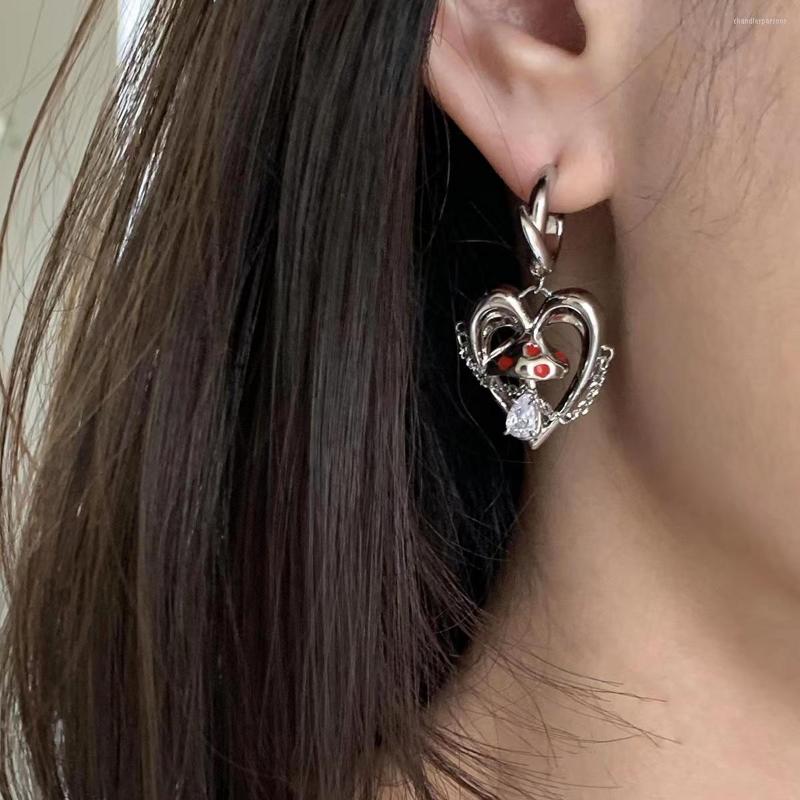 Stud Earrings Fashionable Design Love Heart Zircon Mushroom Shape Metal For Women Silver Plated Jewelry Party Gifts 2023
Stud Earrings Fashionable Design Love Heart Zircon Mushroom Shape Metal For Women Silver Plated Jewelry Party Gifts 2023