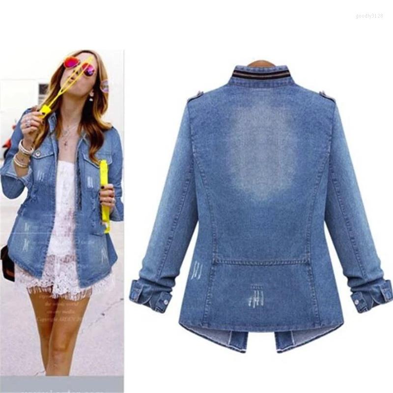 Women' Jackets Denim Women 2023 Autumn Fashion Long Sleeve Jeans Jacket Woman Coat Casual Loose Outwear Tops, Blue
Women' Jackets Denim Women 2023 Autumn Fashion Long Sleeve Jeans Jacket Woman Coat Casual Loose Outwear Tops, Blue