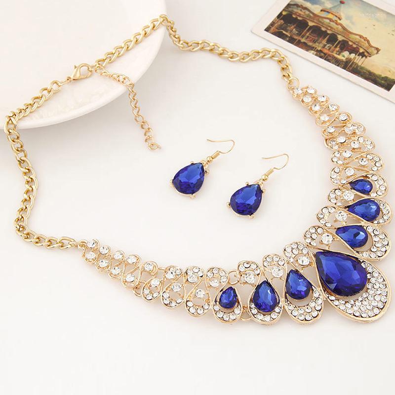 Necklace Earrings Set Lady Statement Jewelry Crystal Rhinestone Choker For Women Wedding Engagement Gift, Picture shown
Necklace Earrings Set Lady Statement Jewelry Crystal Rhinestone Choker For Women Wedding Engagement Gift, Picture shown