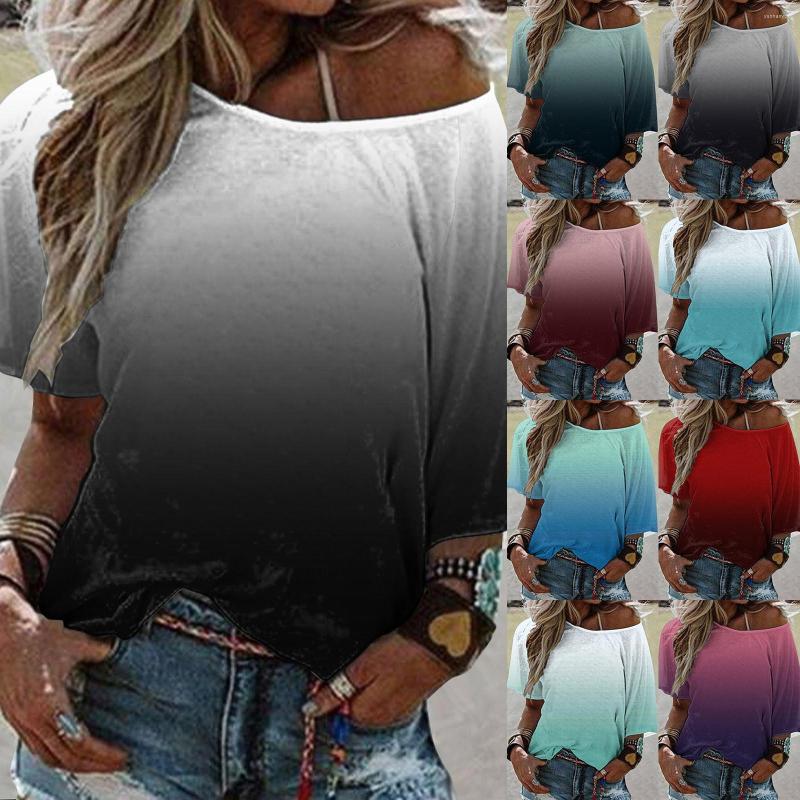 Women's Blouses Women Boho Loose Top Summer Blouse T Shirt One Gradient Printed Shoulder Women's, Blue
Women's Blouses Women Boho Loose Top Summer Blouse T Shirt One Gradient Printed Shoulder Women's, Blue