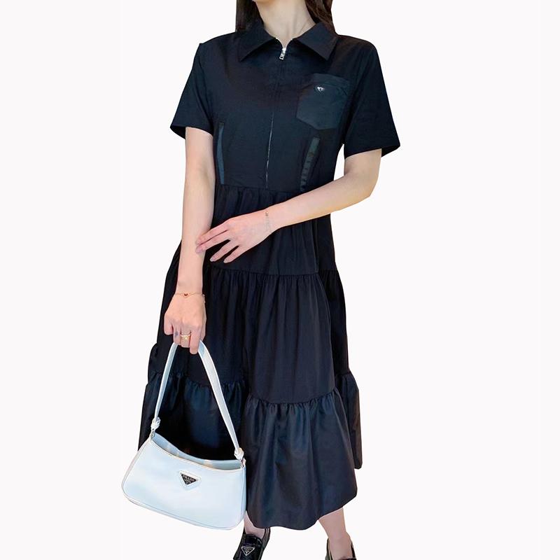 Casual Dresses 2023 Spring Black And White Short-Sleeved Turn-down Collar Dress Large Skirt A-LINE Triangle
Casual Dresses 2023 Spring Black And White Short-Sleeved Turn-down Collar Dress Large Skirt A-LINE Triangle