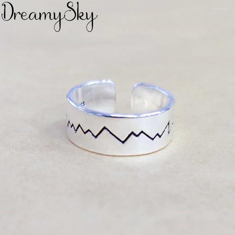 Wedding Rings Bohemian Vintage Silver Color Heartbeat For Women Engagement Boho Jewelry Antique Ladies Girls Gifts
Wedding Rings Bohemian Vintage Silver Color Heartbeat For Women Engagement Boho Jewelry Antique Ladies Girls Gifts