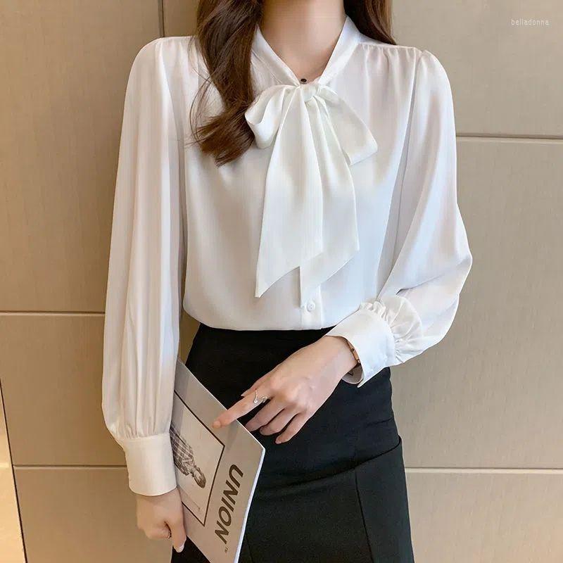 Women's Blouses Spring And Summer Women's Chiffon White Shirt Bow Single Breasted Fashion Casual Solid Color Loose Commuter Korean
Women's Blouses Spring And Summer Women's Chiffon White Shirt Bow Single Breasted Fashion Casual Solid Color Loose Commuter Korean