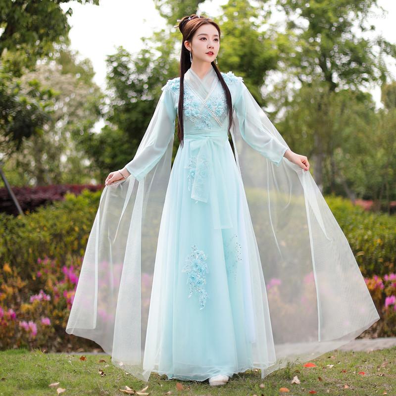 Stage Wear Chinese Style Fairy Elegant Guzheng Costumes Female Classical Dance Costume Folk Hanfu Performance Clothing SL5099, Picture shown
Stage Wear Chinese Style Fairy Elegant Guzheng Costumes Female Classical Dance Costume Folk Hanfu Performance Clothing SL5099, Picture shown