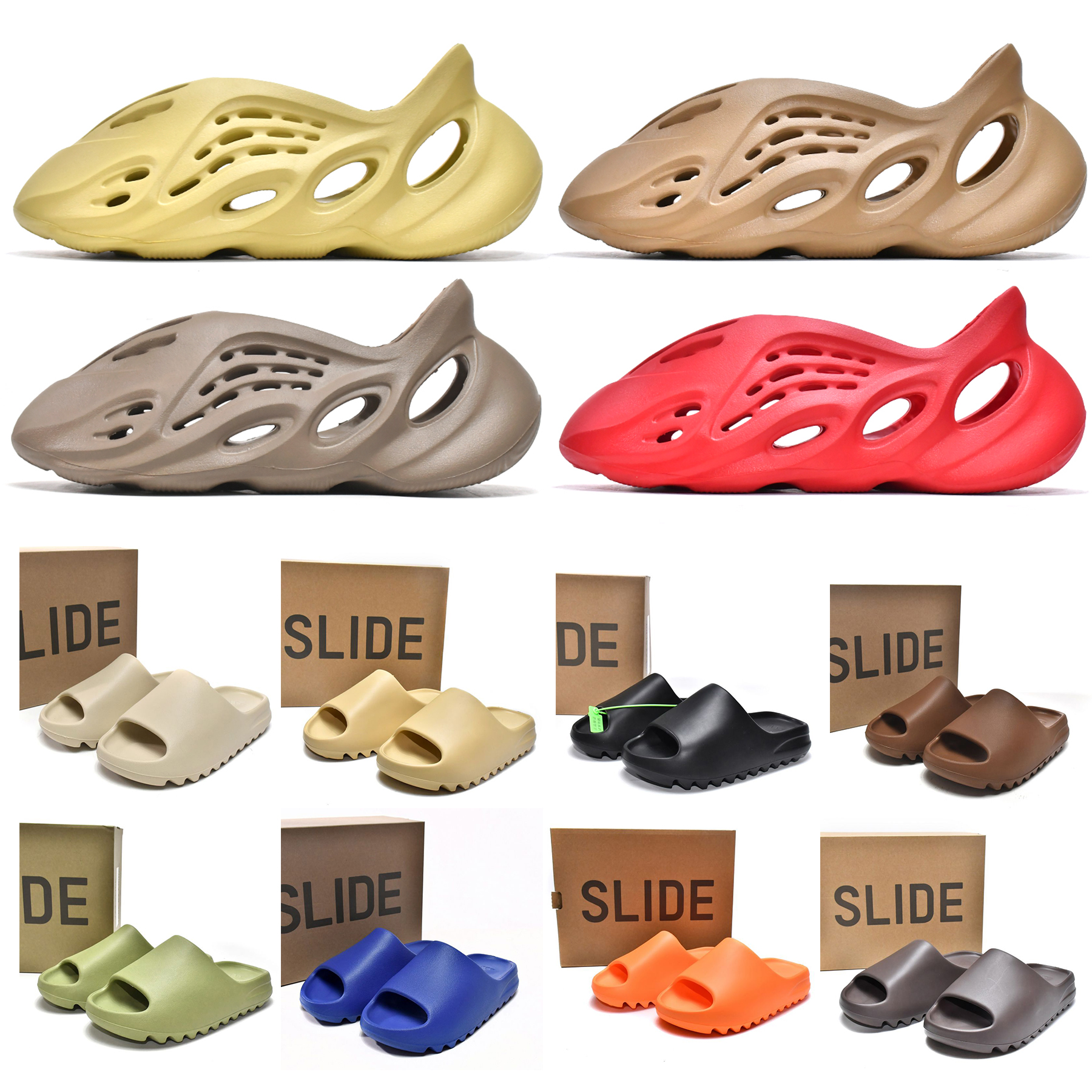 Designer slippers men ladies sliders bone resin sand bubble rubber brown triple color sandal slippers foam ocher RUNR bone resin clogs desert Ararat runr slippers
Designer slippers men ladies sliders bone resin sand bubble rubber brown triple color sandal slippers foam ocher RUNR bone resin clogs desert Ararat runr slippers