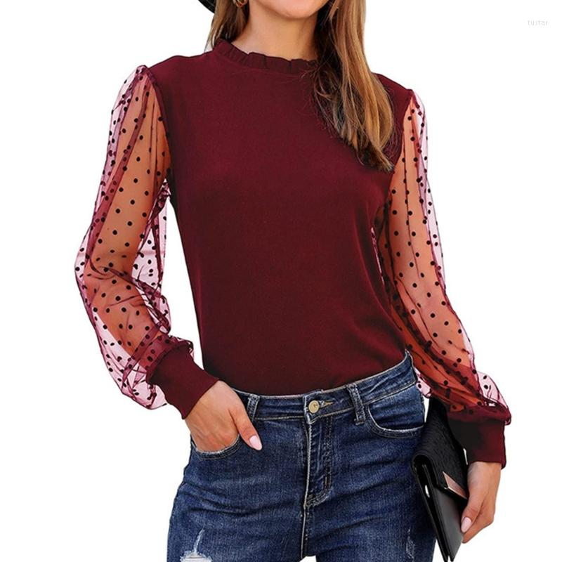 Women' T Shirts Women' Crew Neck T-shirt Stylish-Sheer Mesh Patchwork Shirt Long Sleeves Top Drop, Black
Women' T Shirts Women' Crew Neck T-shirt Stylish-Sheer Mesh Patchwork Shirt Long Sleeves Top Drop, Black