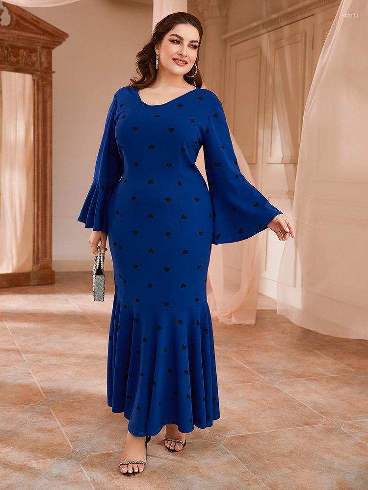 Plus Size Dresses Women's Fashion Casual V-neck Print Long-sleeved Dress Large Loose Commute Female Elegant 2023, Blue
Plus Size Dresses Women's Fashion Casual V-neck Print Long-sleeved Dress Large Loose Commute Female Elegant 2023, Blue