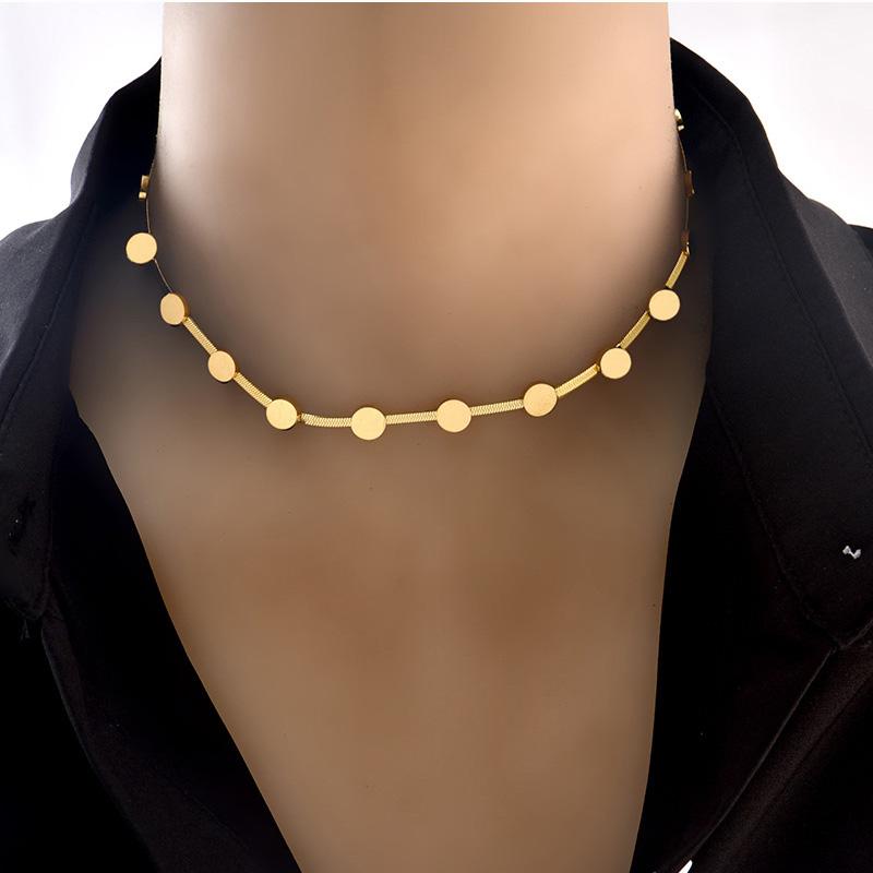 Chains Luxury Collar Necklace For Women Personality Minority Stainless Steel Does Not Fade Women's Neck Chain JewelryChains
Chains Luxury Collar Necklace For Women Personality Minority Stainless Steel Does Not Fade Women's Neck Chain JewelryChains