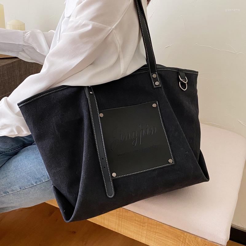Evening Bags Super Large Women Handbags Casual Patchwork Big Tote Shopping Canvas Shoulder Hobo Female Purse Design For Girls Bolsa, Black
Evening Bags Super Large Women Handbags Casual Patchwork Big Tote Shopping Canvas Shoulder Hobo Female Purse Design For Girls Bolsa, Black